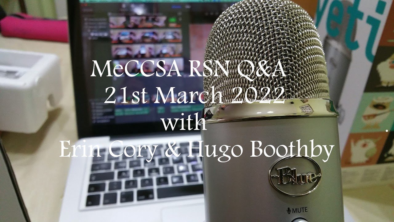 MeCCSA RSN Online Reading Group Q&A session with authors Erin Cory and Hugo Boothby