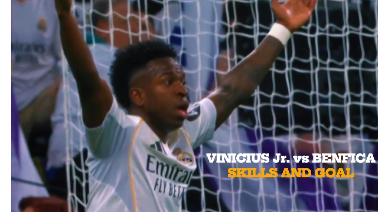 Vinicius JR vs Benfica // UEFA, Champions League25-26 // 1Goal#football #realmadrid#championsleague