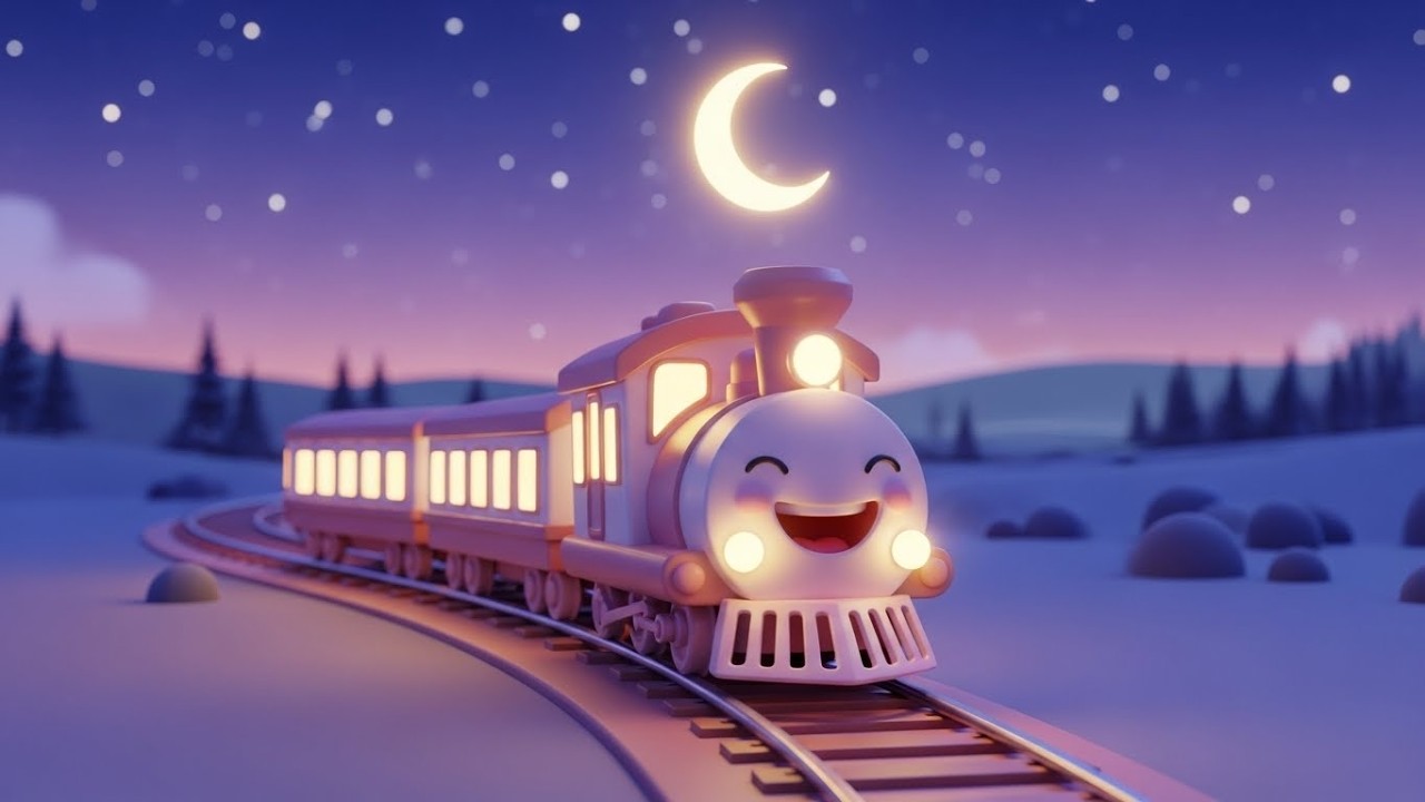 Смеющийся поезд говорит «Чук Чук» 🚂😆🎶 | Мультфильм для детей и весёлые приключения