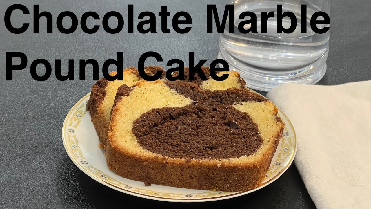 How To Make Chocolate Marble Pound Cake - Perfect Crumb And Beautiful Swirl
