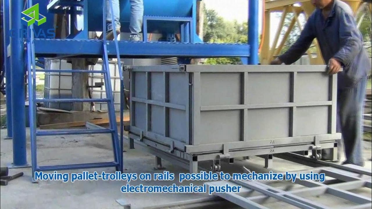 Production from foam concrete blocks (CLC blocks) on equipment from company 