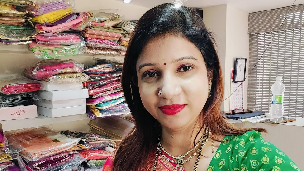 कलांजली पैठणी ✨आली हो आपली viral साडी.With full Aari work blouse9168903302 #SareeShopping #kalanjali