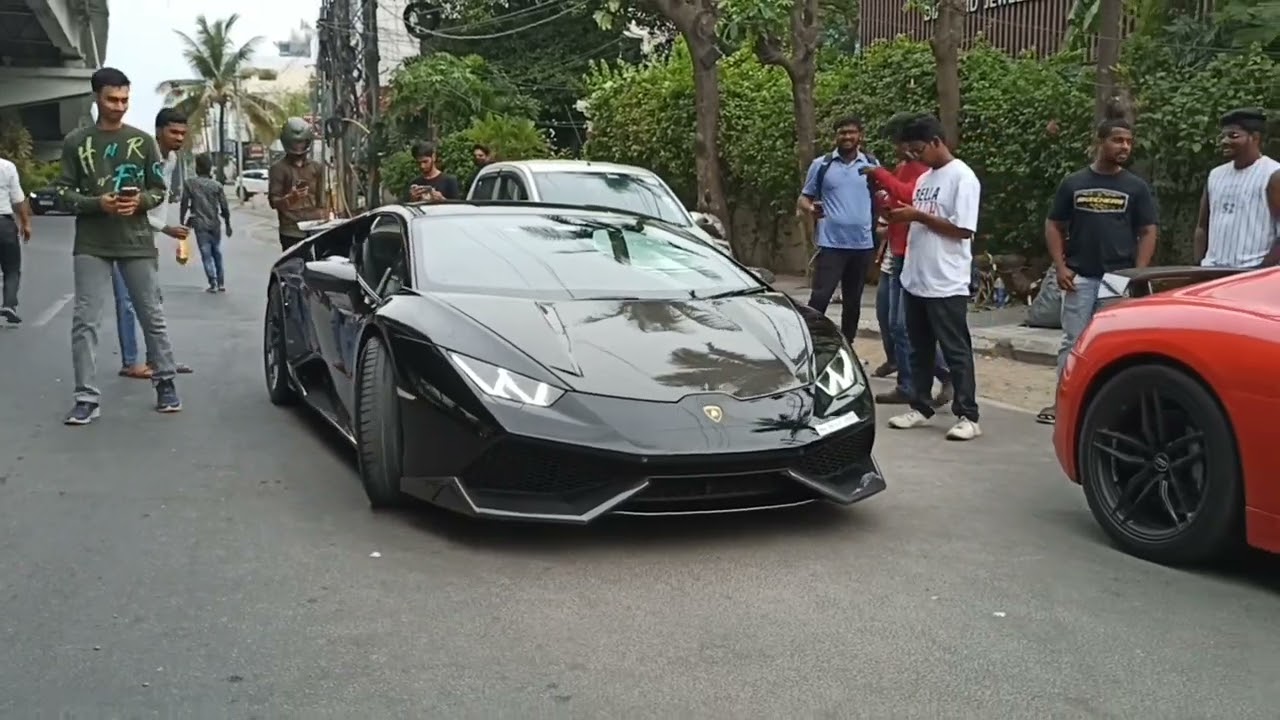 Crazy Fans of Super cars in India | Weekend Hyderabad | #youtube #video #viral #trending #top #fyp