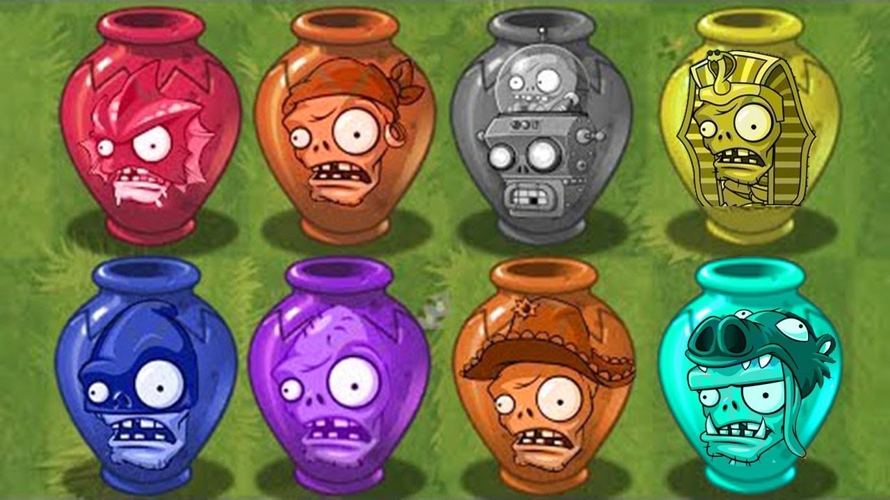 Pvz 2 Vase Breaker Battlez - All Old & One Hit Plants VS All Zombies - Who Will WIn?