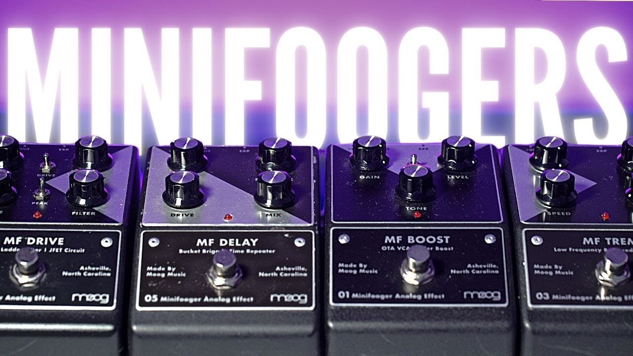 Moog's Minifoogers - Moogerfoogers Lite - A Retrospective