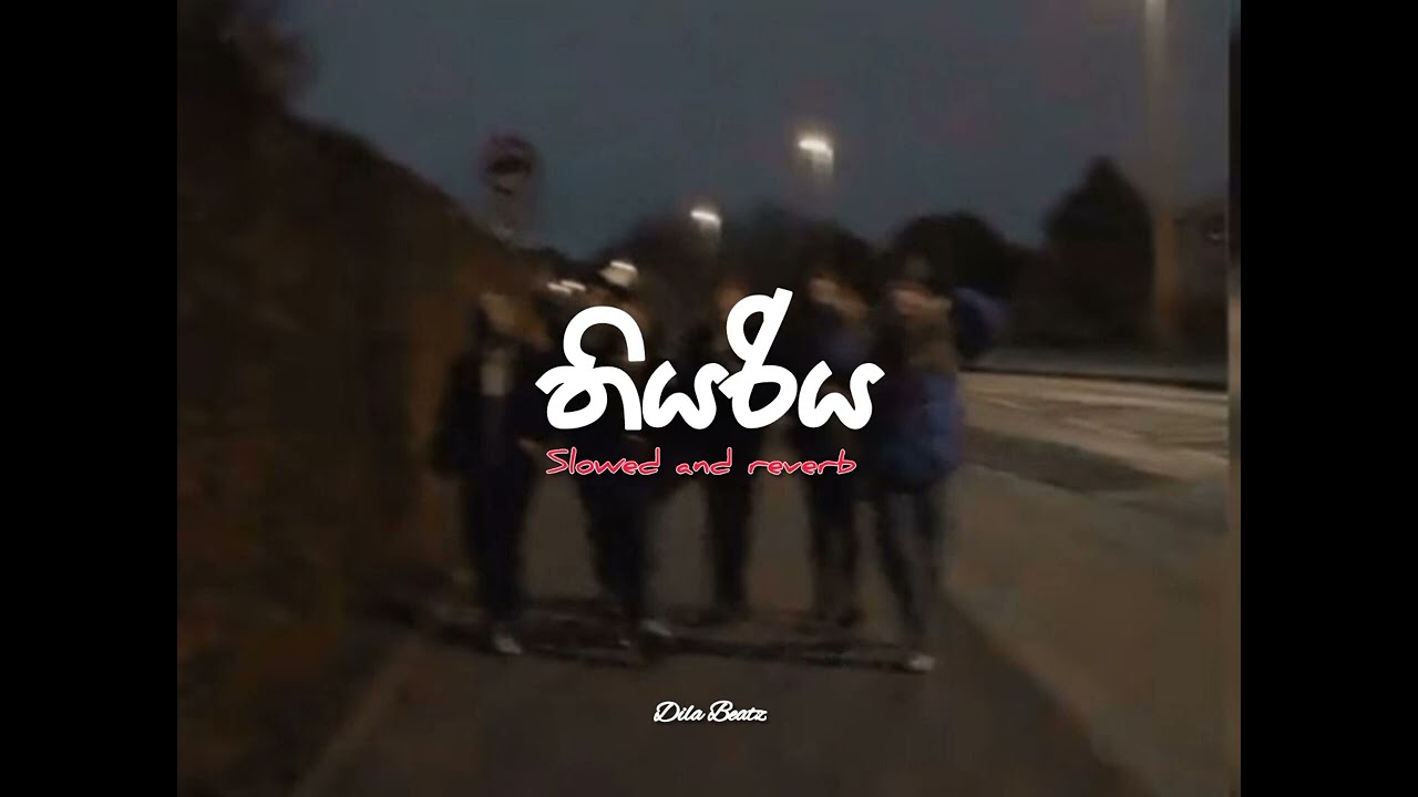 Thiyariya තියරිය (slowrd and reverb) @Dila_Beatz4