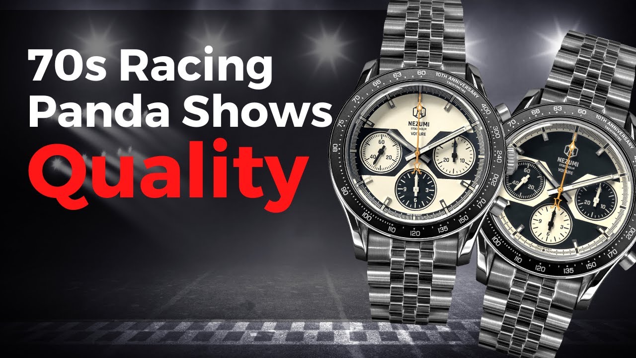 Nezumi Voiture Limited Edition – Great Chronograph Panda Inspired by 70s Racing Cars. Review.
