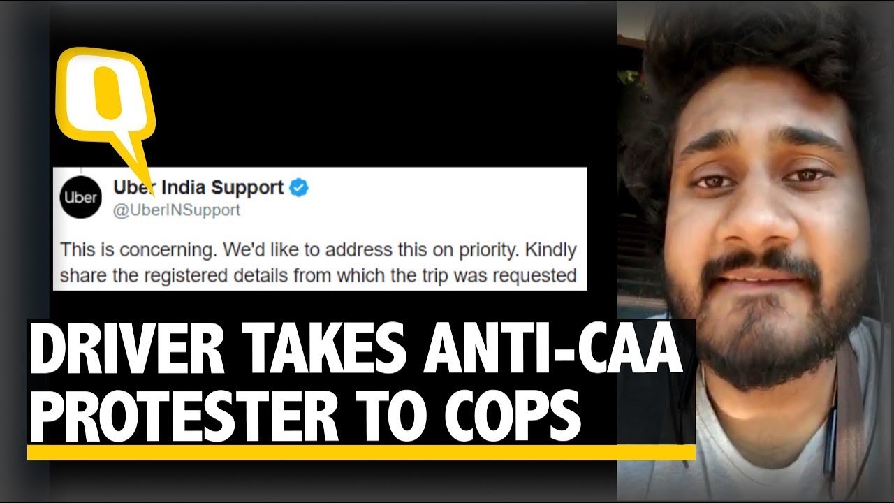 Uber Driver Takes Passenger to Cops on Hearing He Protests Against CAA | The Quint