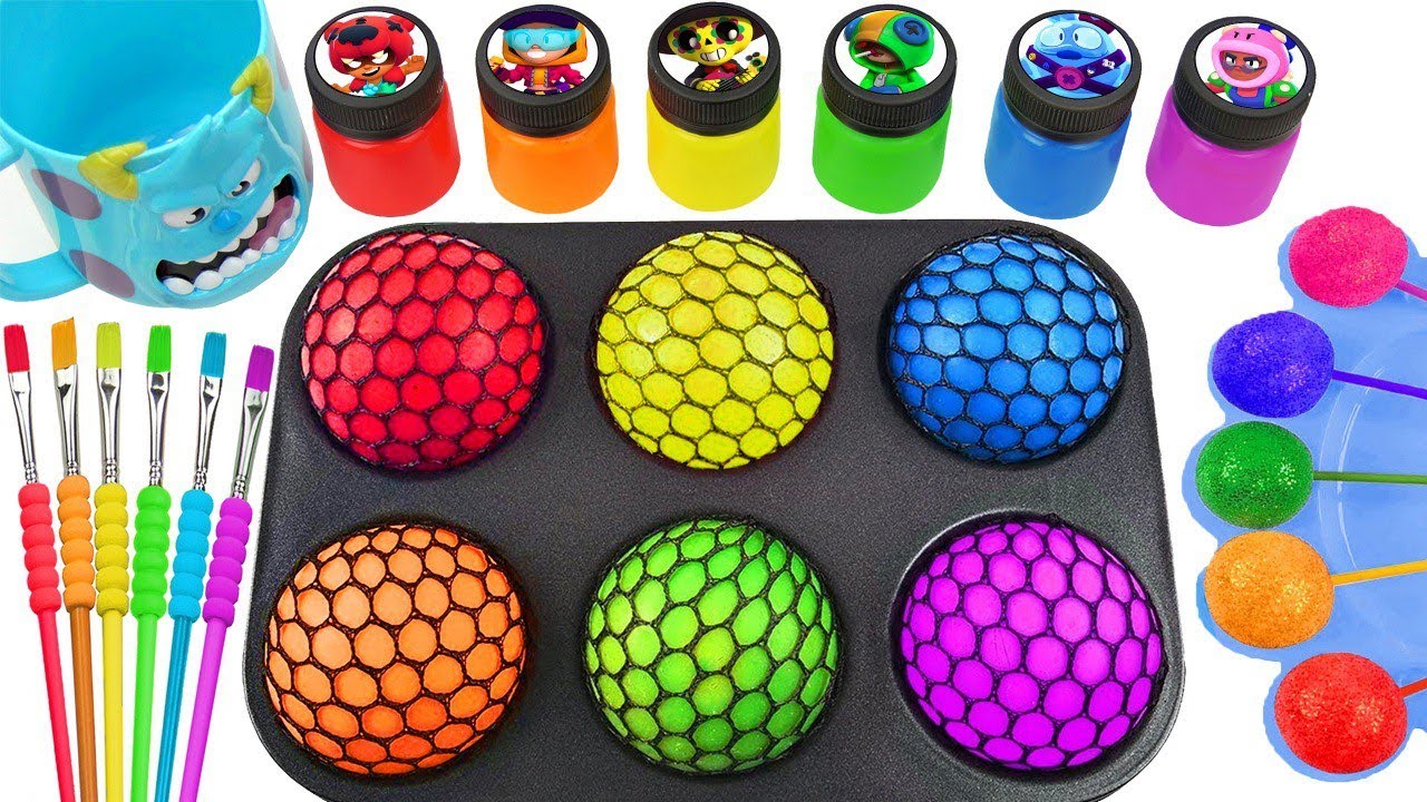 Satisfying Video DIY Making 6 Rainbow Oddly Relax Balls FROM Real 8k Sounds ASMR Lollipops Crunchy
