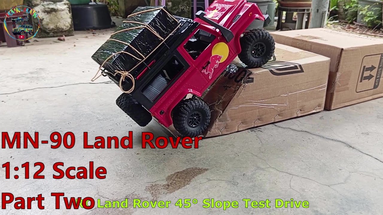 MN-90 Red 4WD Crawler RC | 1:12 Scale Beginner Crawler | Part Two