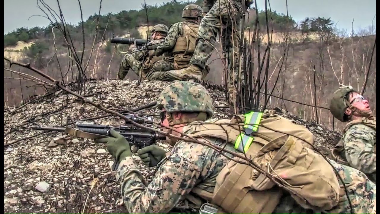 U.S. Marines Rush Assault & Static Assault