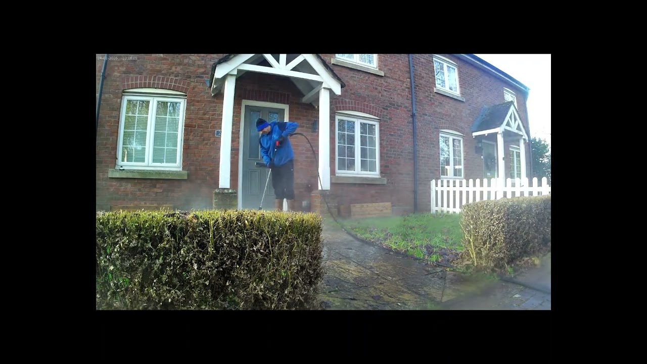 first pressure wash of the year 2026 jan24