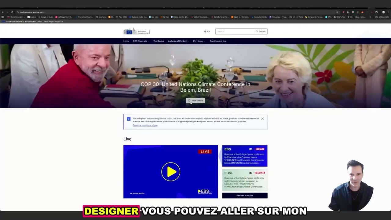 Redesign of the audiovisual portal at the European Commission.