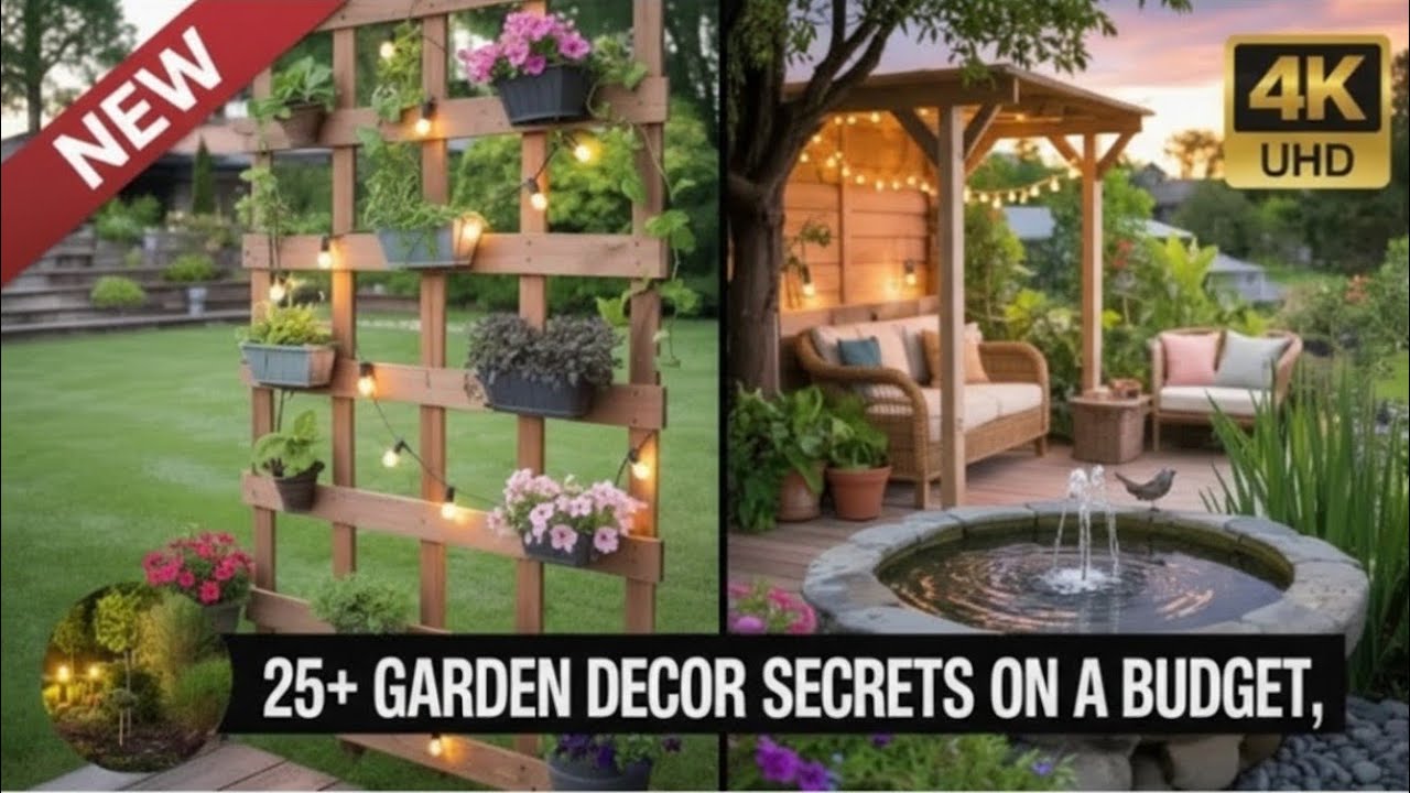 25+ Stunning Gardening Decorations For Backyard, Lawn, Patio & Garden Spaces You'll Love These Ideas