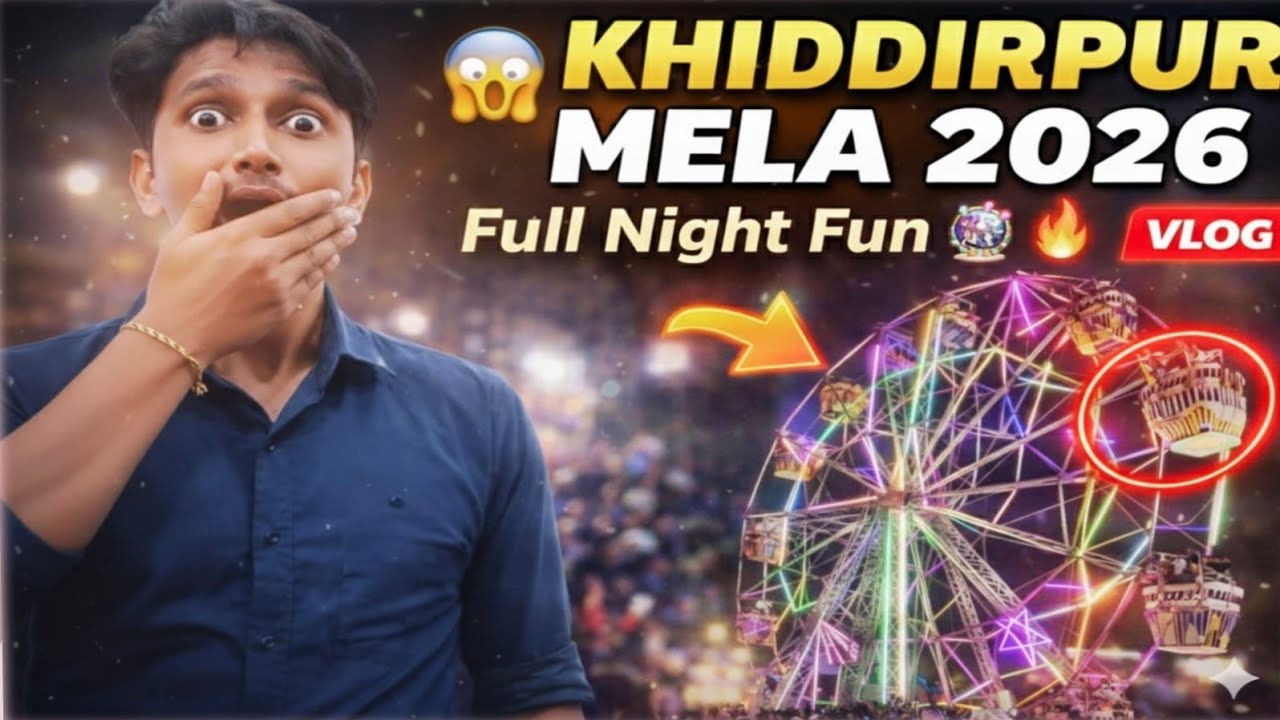 Ye Mela Dekh Ke Shock Ho Jaoge!🔥| Khiddirpur Mela Kolkata 🎡🔥 | Full Enjoy Vlog