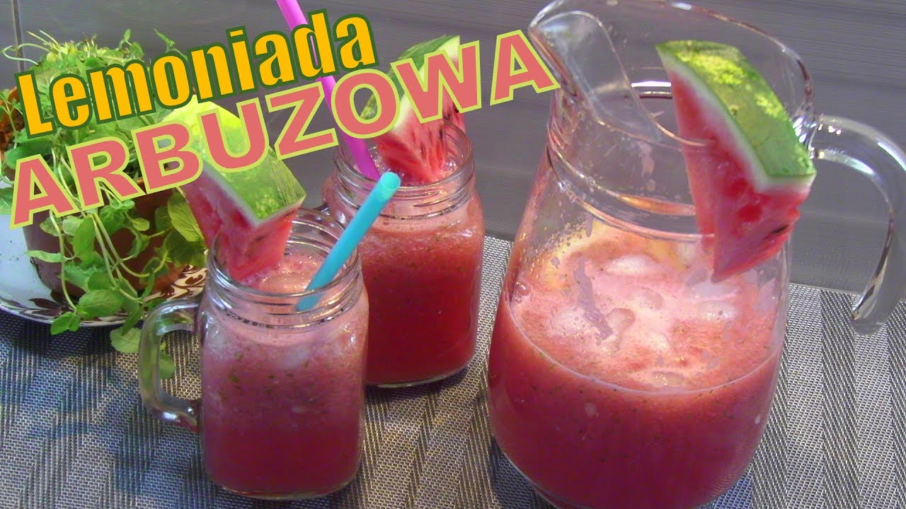 Przepis na lemoniadę arbuzową