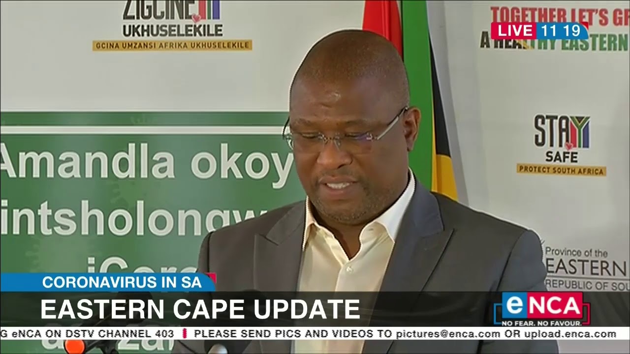 COVID-19 | ECape Premier Oscar Mabuyane speaks to media