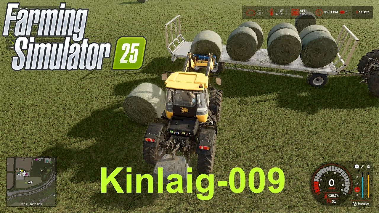 Baling Up Some Hay - Highlands Fishing Expansion Kinlaig - FS25 - 009