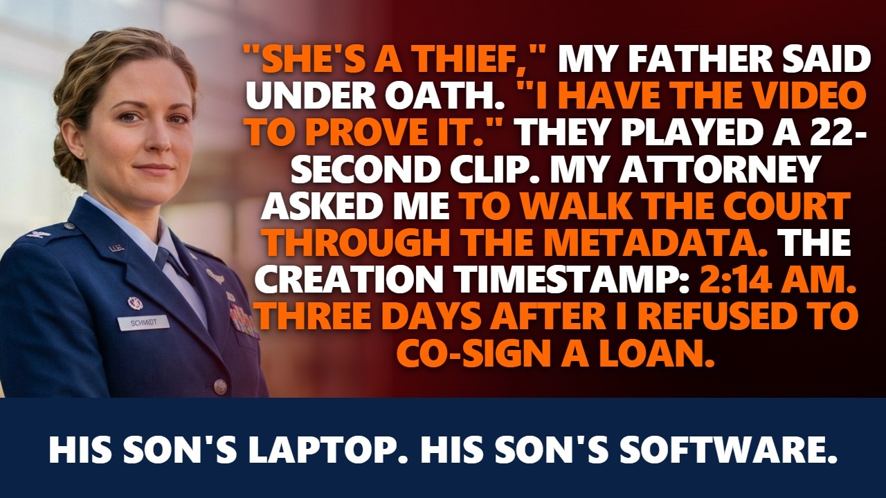 When My Father Accused Me of Theft Under Oath, He Had No Idea What I Do for a Living
