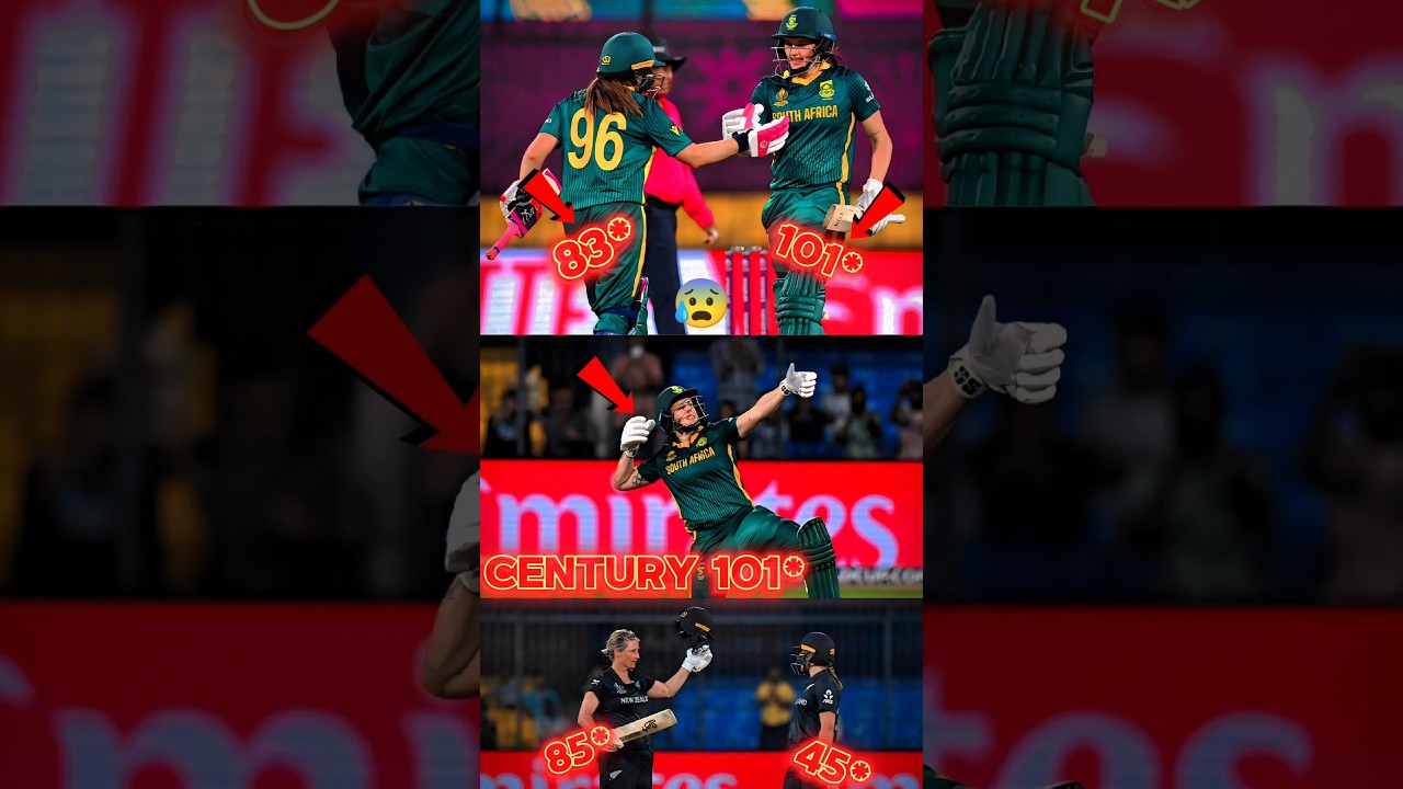 Sa w vs NZ w icc women world cup 2025 || sa w vs NZ w highlights || #shorts #viral