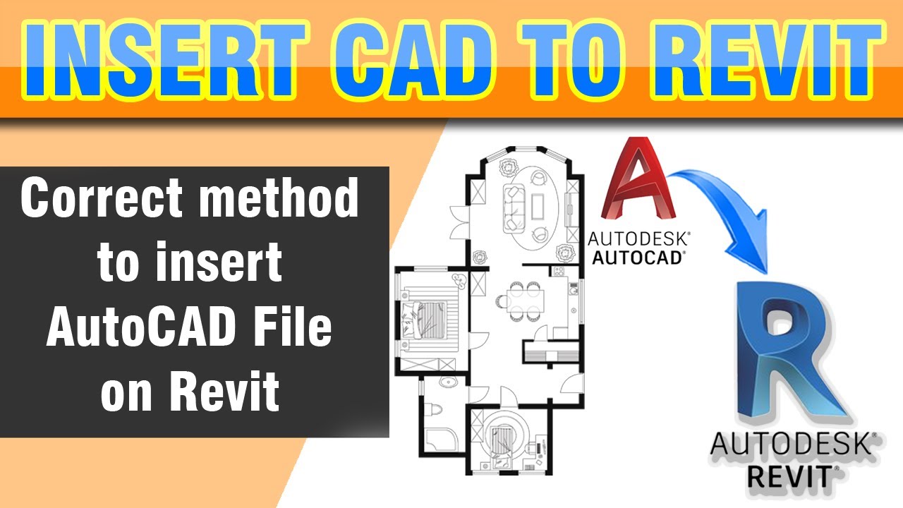 Как вставить файл Autocad в Revit | Правильный способ вставки файла CAD в проект Revit