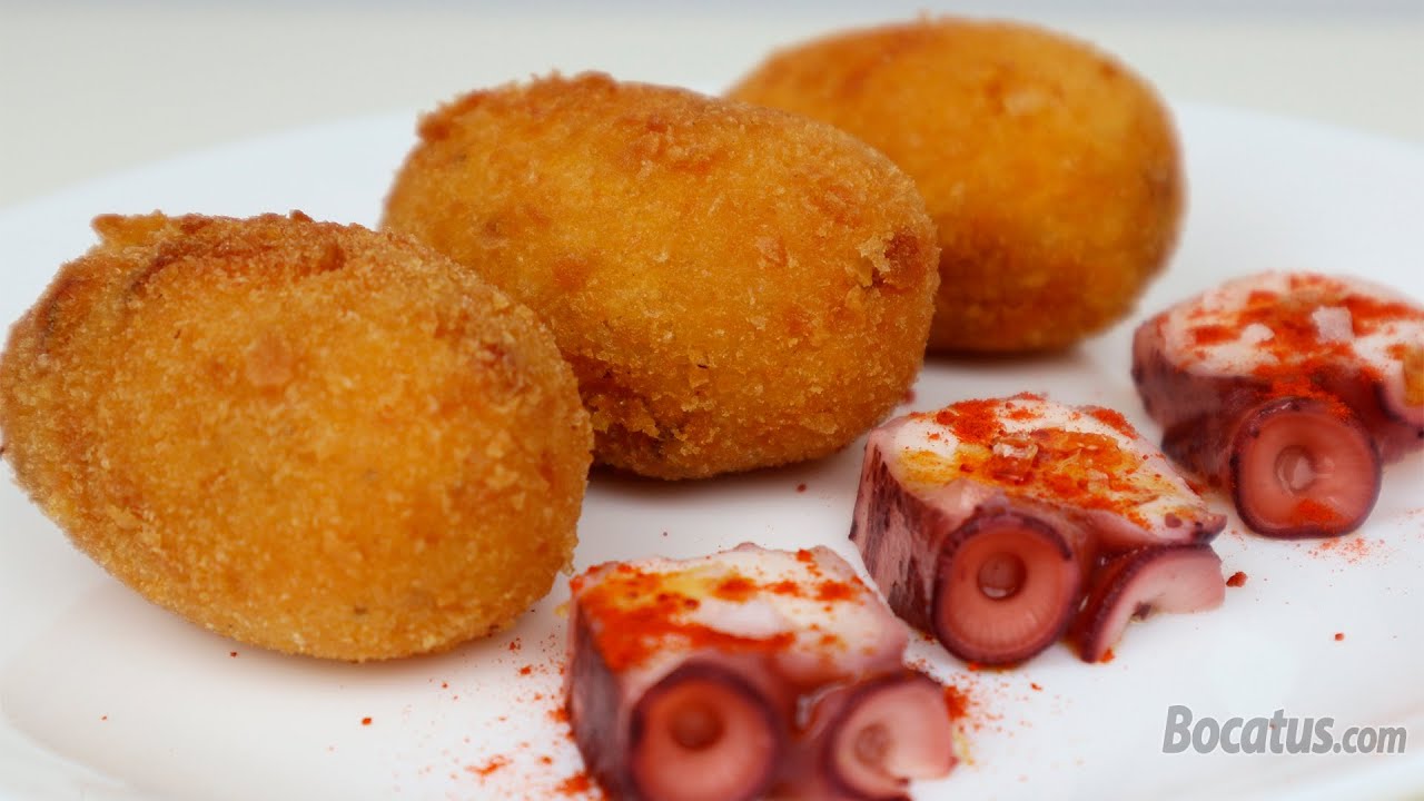 CROQUETAS de Pulpo a la Gallega