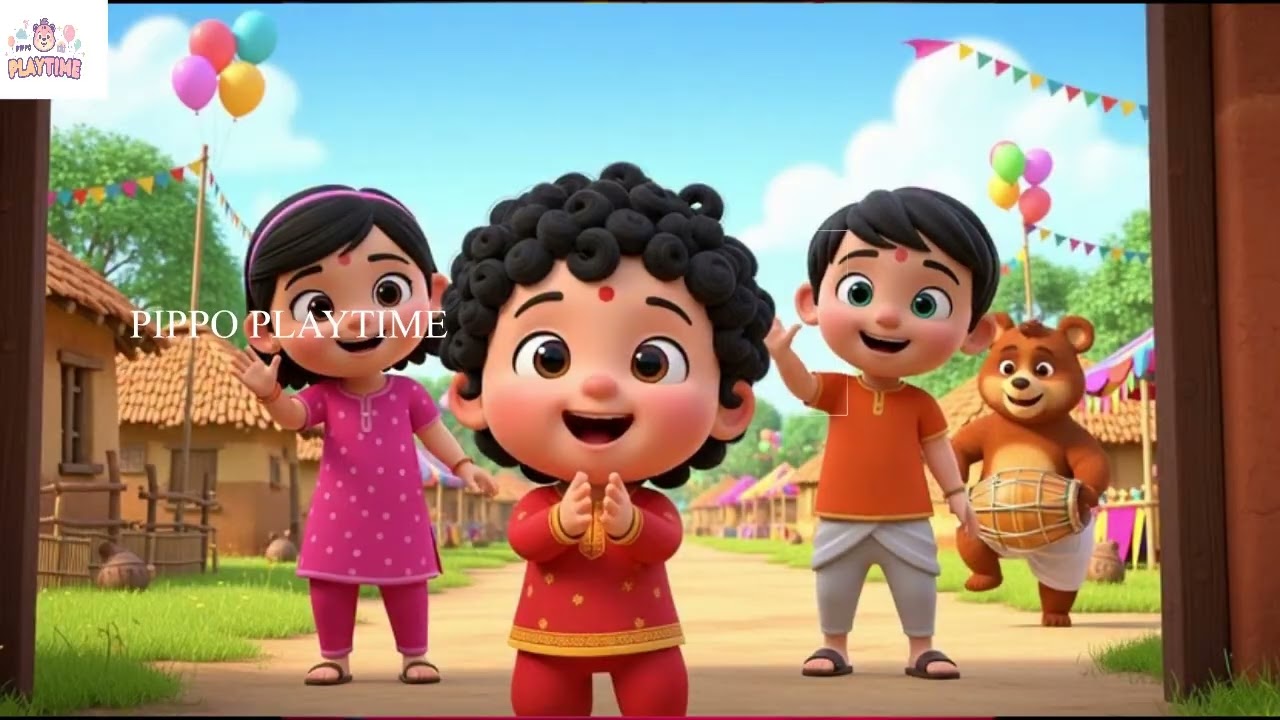 देखो, देखो, आज मेला सजा है 🎪 | कालू मदारी आया है | बच्चों के लिए हिंदी बाल गीत”