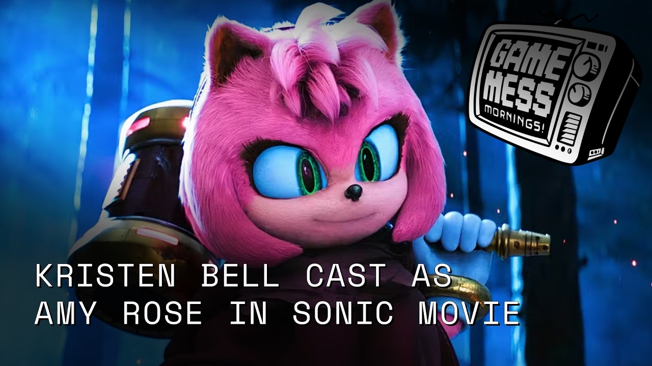 Kristen Bell Cast as Amy the Hedgehog | Game Mess Mornings 2/19/26