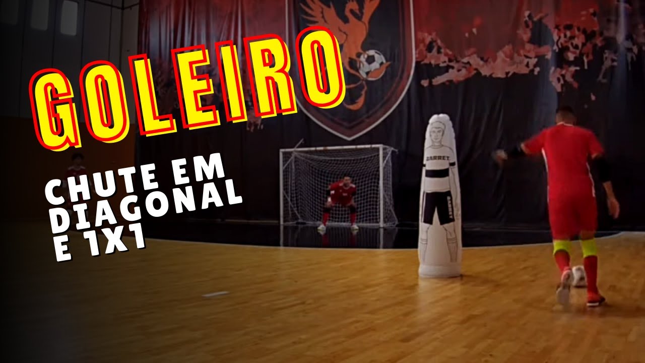 ✅ Treino para Goleiros Futsal - CHUTE DIAGONAL e 1X1 #chutediagonal #futsal #goleiros
