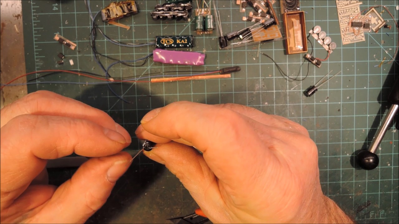 Home Brewed DCC Stay Alive circuit assembly