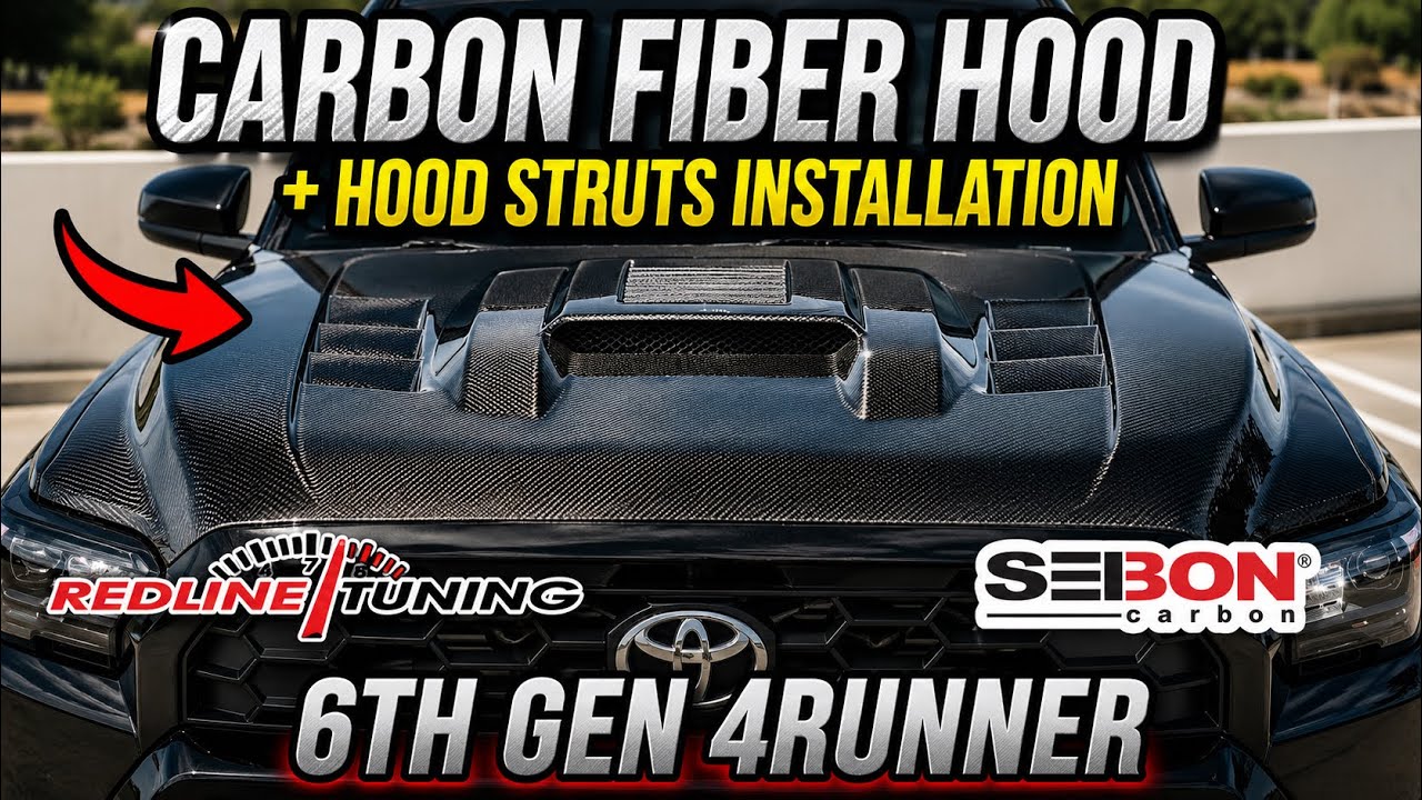 Seibon Carbon Fiber Hood Review for 6th Gen 4runner 
