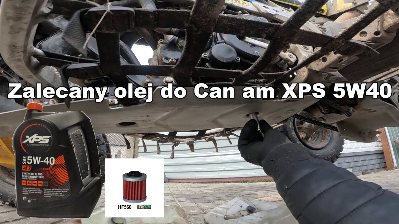 Can am ds 450 Serwis olejowy | Wypadł duży kawałek metalu xD