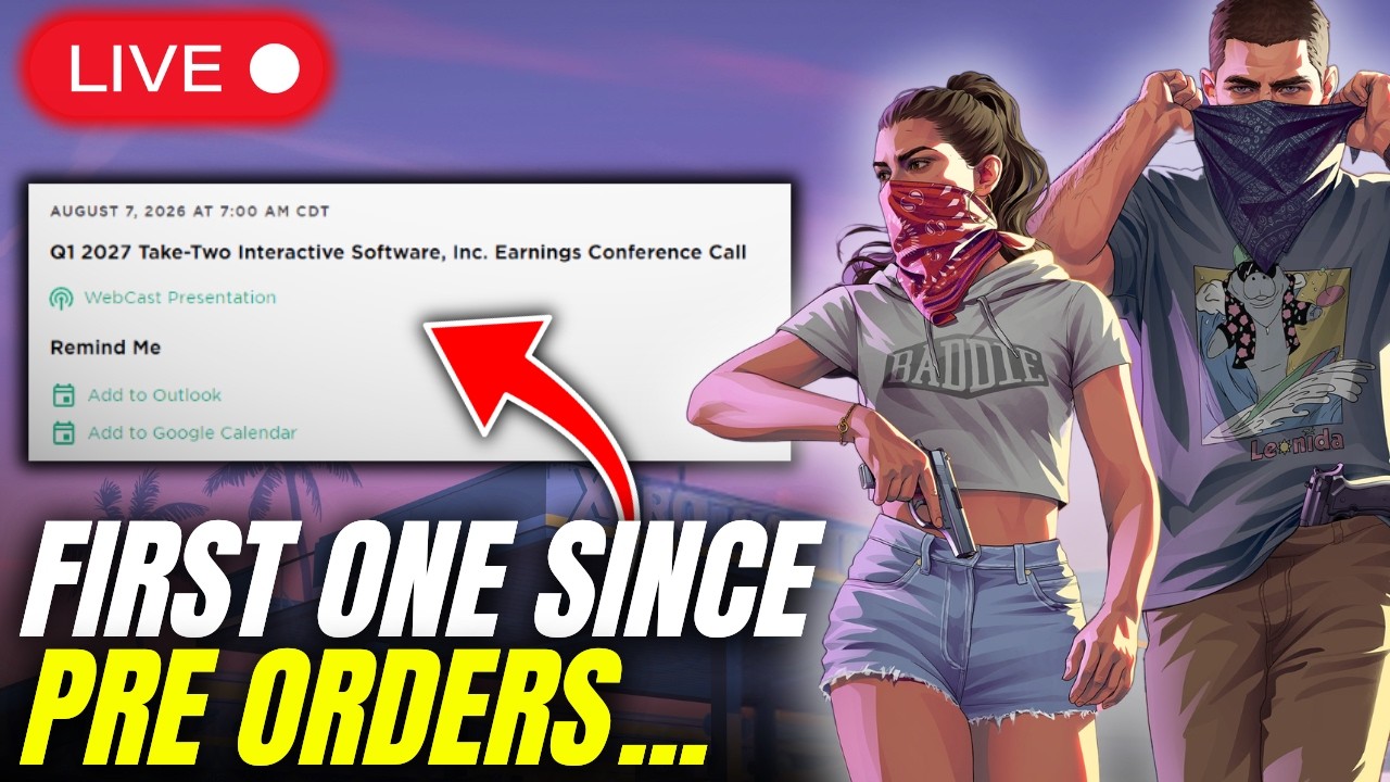 🔴Live - Take-Two Earnings Call