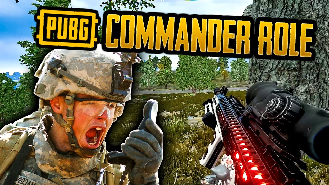 Having A COMMANDER In PUBG!