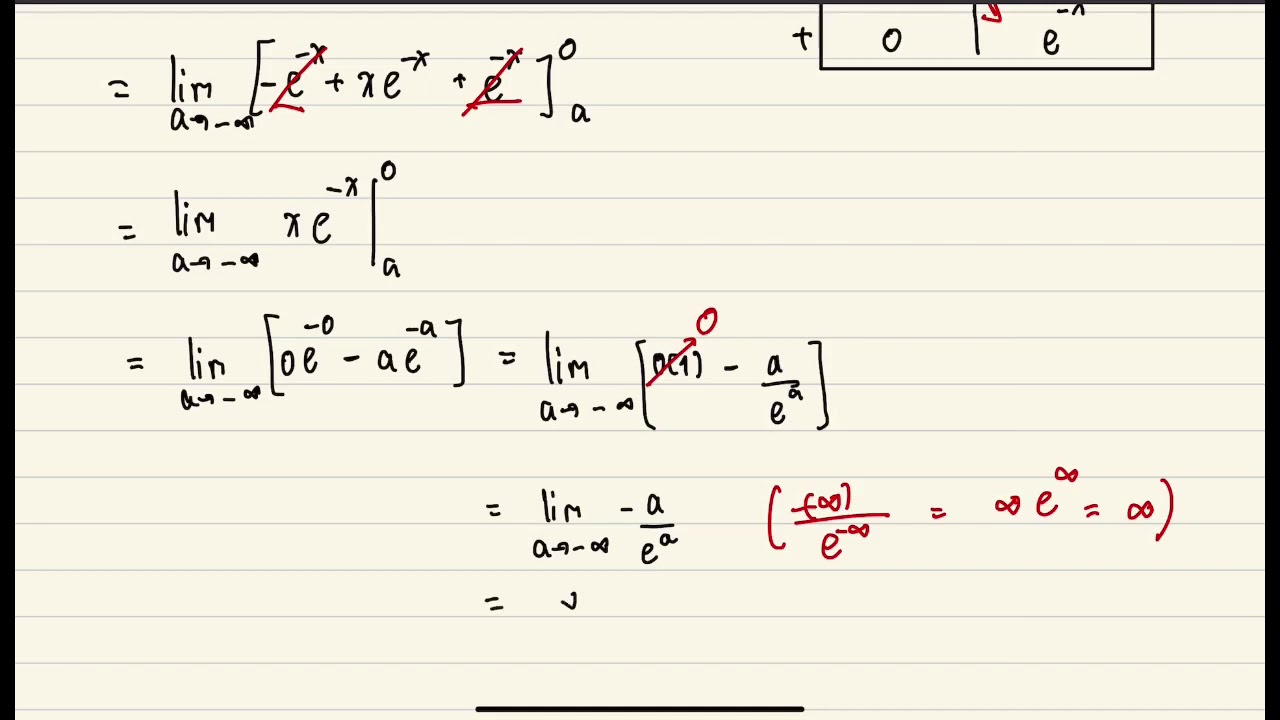 Calculus 3 ปริพันธ์ไม่ตรงแบบ (Improper Integral)
