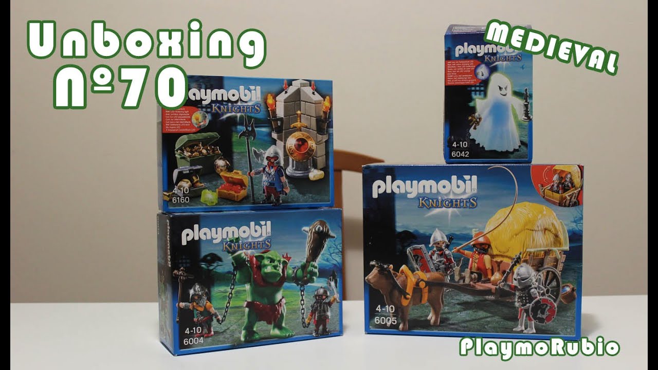 Unboxing PlaymoRubio nº70 “Medieval” (6004, 6005, 6042 y 6160)
