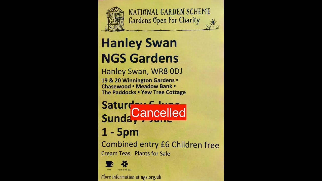 The Six NGS Gardens of Hanley Swan.