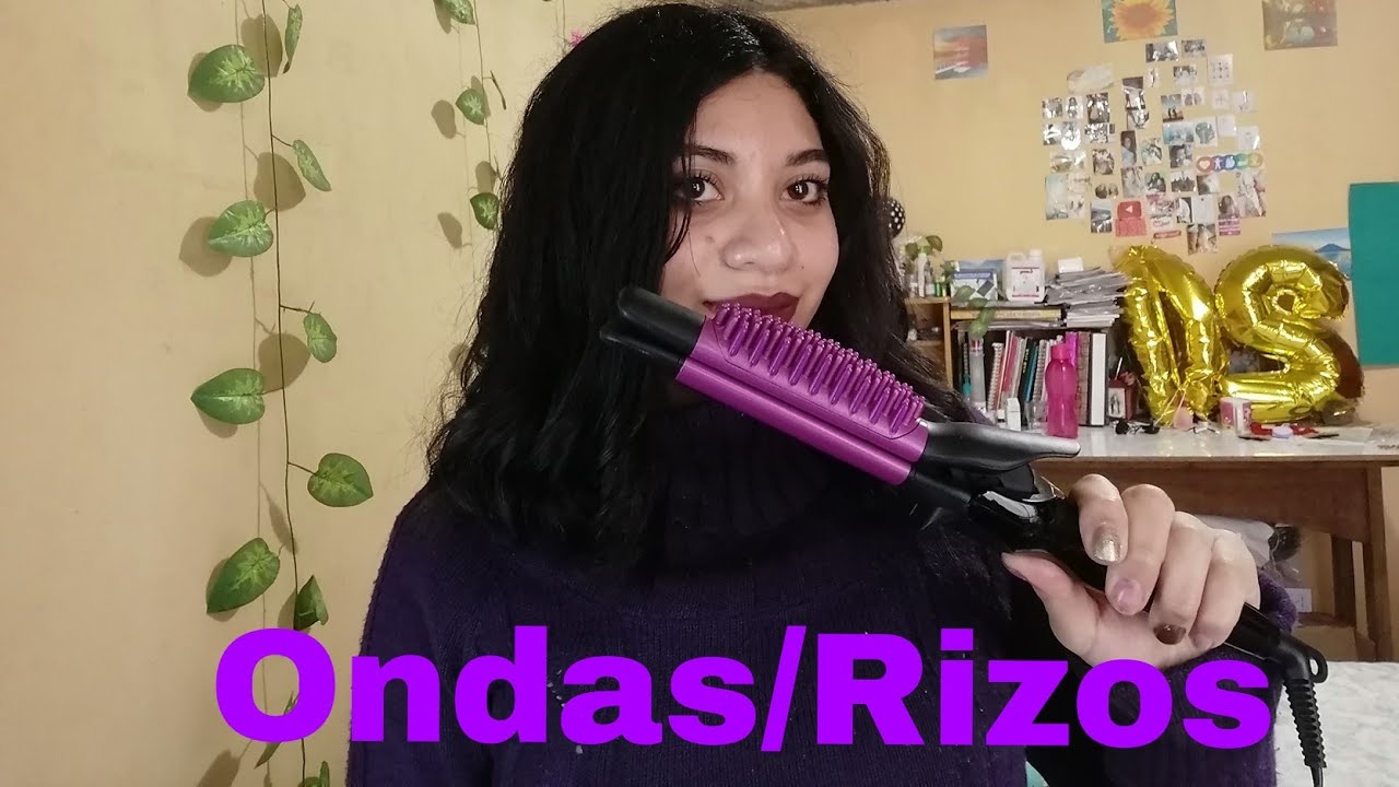 Como hacer ondas/rizos  para cabello con la plancha de cyzone