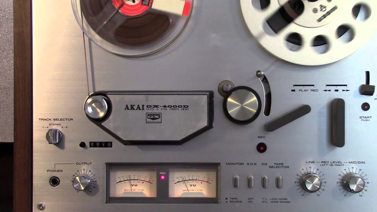AKAI GX-4000D Recording Demonstration