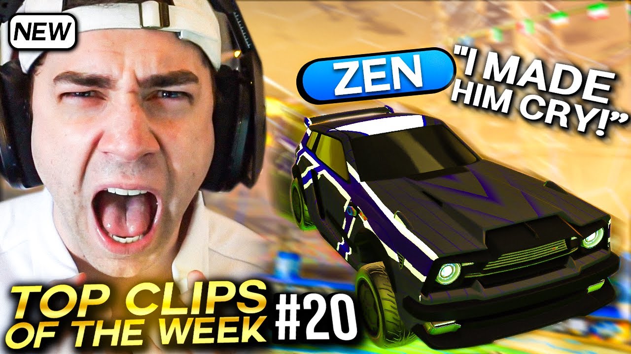 Реакция на самые просматриваемые клипы недели на Twitch по Rocket Leagues! #20