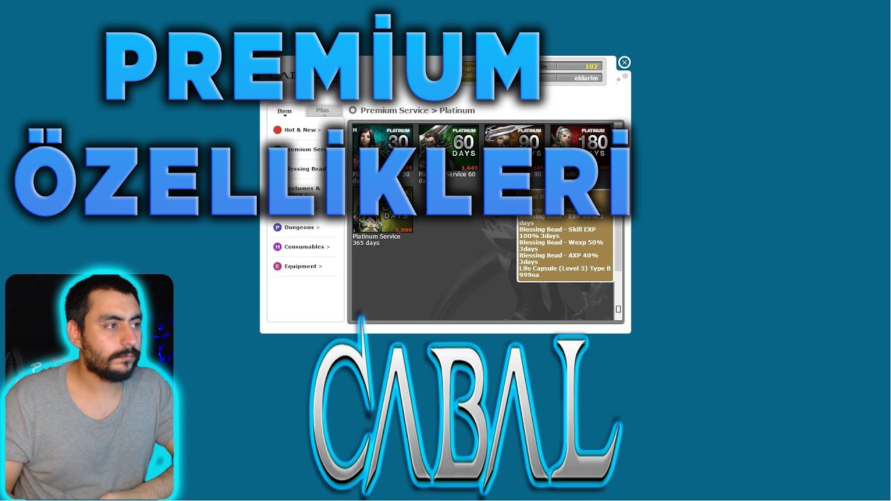 Cabal'da Premium Fiyatları Ve Özellikleri | Cabal Online Türkçe BÖLÜM 100