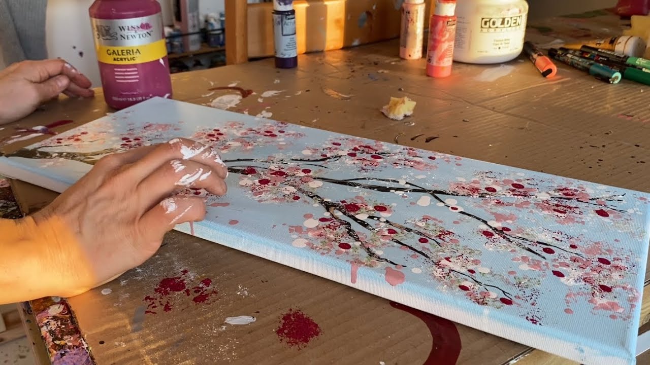 Relax whilst I paint a ‘Blossom Branch’