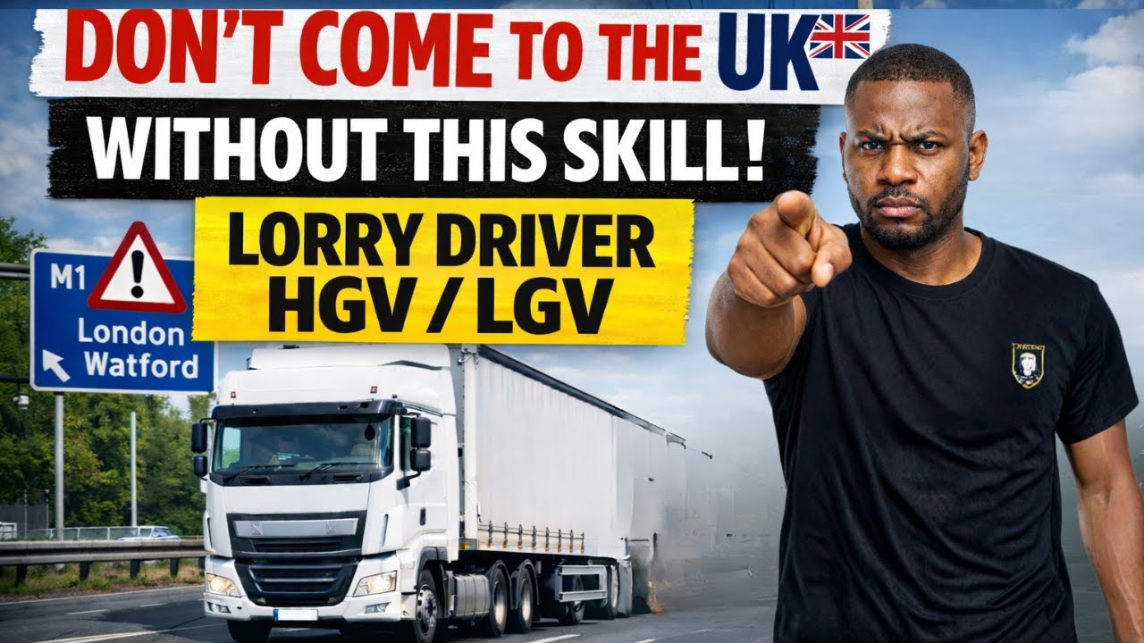 DON'T COME TO THE UK WITHOUT HAVING THIS SKILL - TRUCK/LORRY DRIVER SKILL (HGV/LGV) #Japa