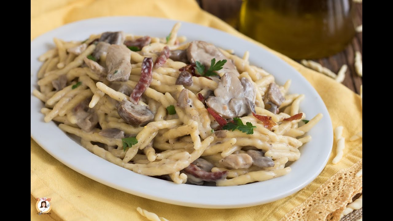 TROFIE FUNGHI E SPECK super cremose grazie a un TRUCCO