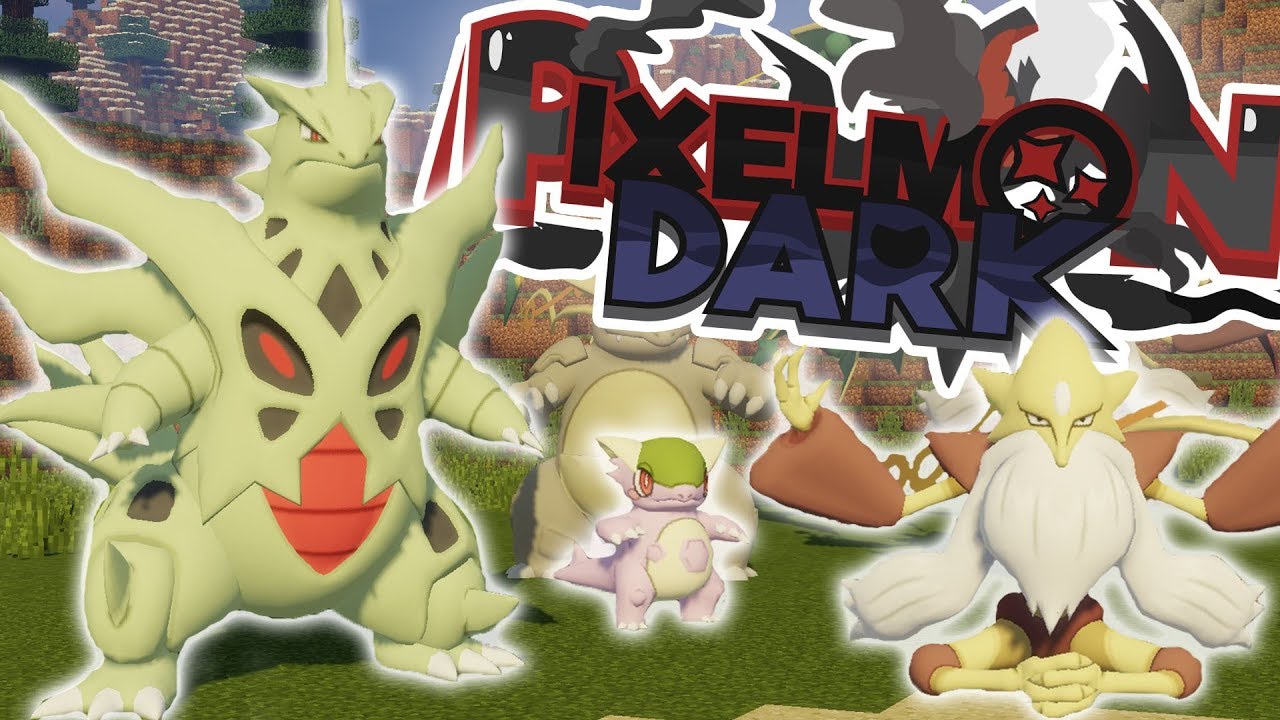 MEGA TYRANITAR in Pixelmon Dark Showcase - MEGA ALAKAZAM! MEGA KANGASKHAN!
