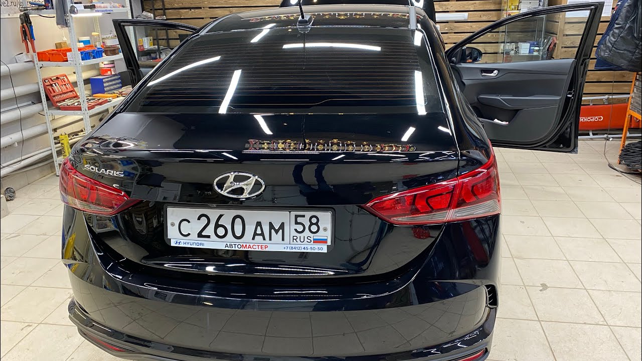 Автозвук в Hyundai Solaris. Аудиосистема за 28000 рублей, шумоизоляция + BONUS настройка усилителя