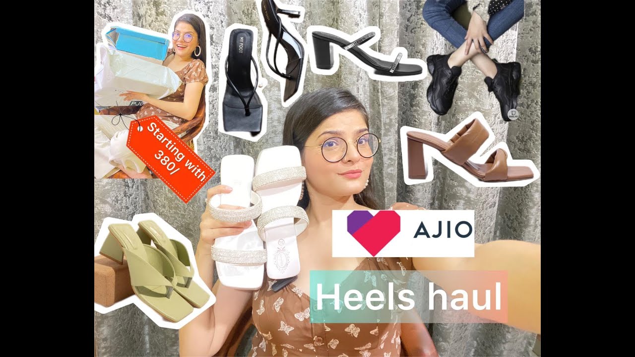 Ajio heels haul | Ajio trendy heels | most awaited haul | Sana’s world |