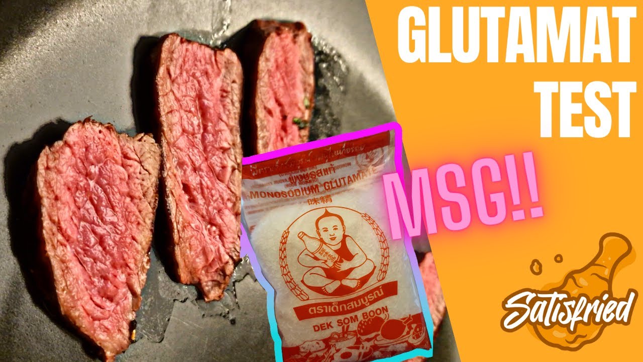 Ich habe GLUTAMAT (MSG) pur getestet - Steak mit Geschmacksverstärker