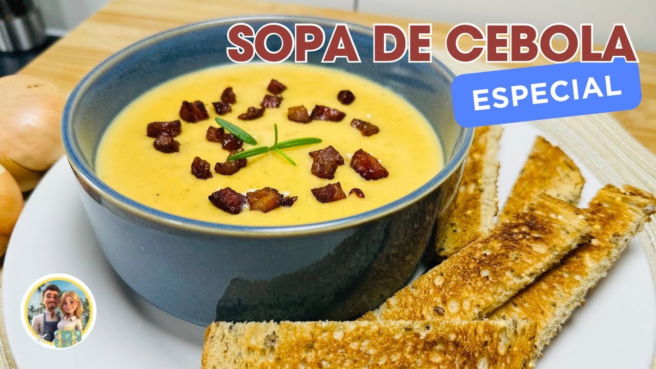 SOPA CREMOSA DE CEBOLA | SUCESSO GARANTIDO