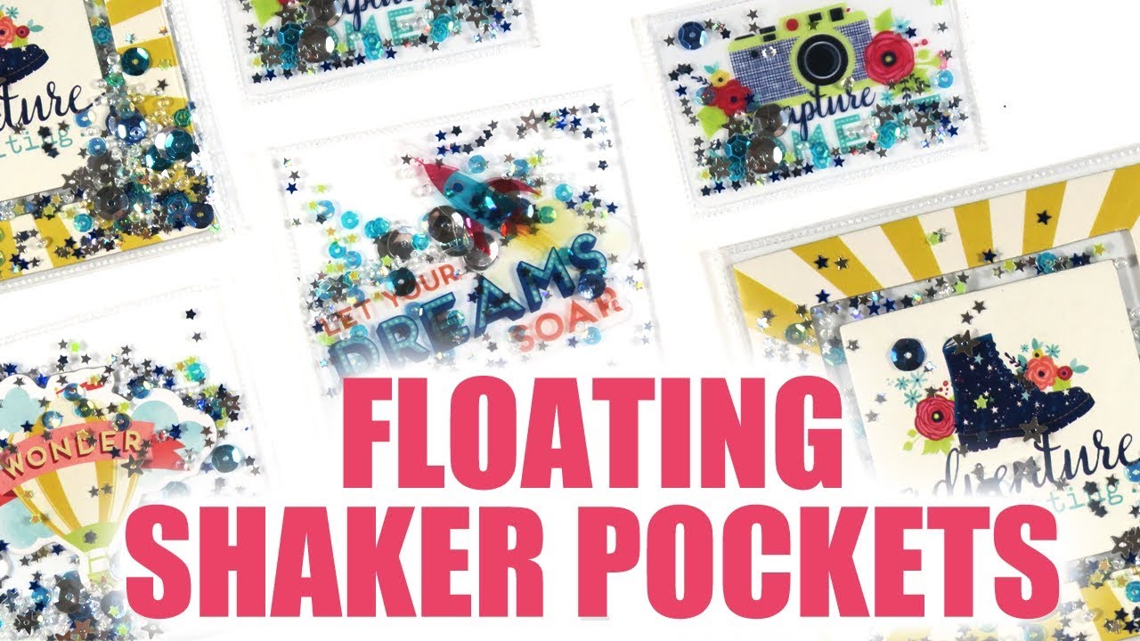 HAPPY MAIL IDEAS // Floating Shaker Pockets 3 Ways! // Build Your Stash!